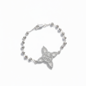 1765596007833_111146 Brazalete Cadena de Cuentas y Estrella Pavé (Protección Nudo de Bruja)