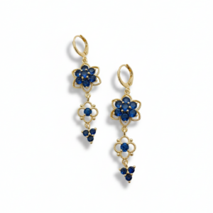 1765686390470 Pendientes Colgantes "Flores de Zafiro"