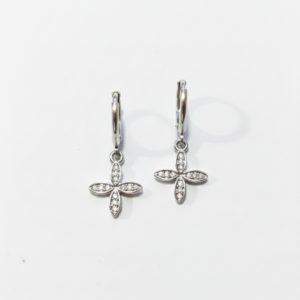 1765686440267 Mini Aros Colgantes con Trébol de Circonitas (Estilo Minimalista)