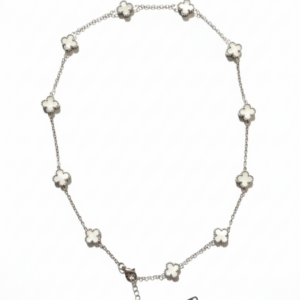 Collar Versátil de 11 Tréboles en Nácar